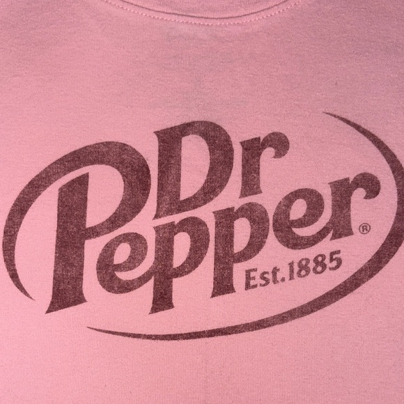 Juniors Dr. Pepper Pink Short Sleeve Tee - Picture 4 of 5